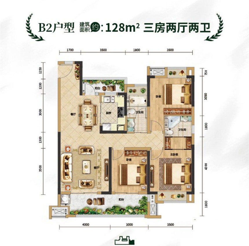 荆州荆江之星B2户型