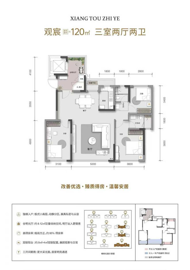 襄阳襄阳院子宸院观宸户型