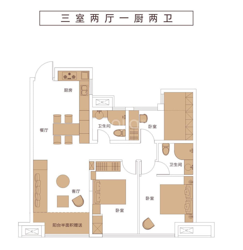 襄阳城果A户型