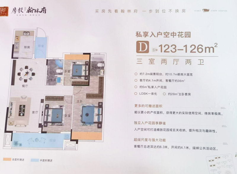 老河口市房投翰林府D户型